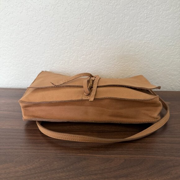 Jo Handbags Small Leather Satchel - Tan - Picture 3 of 7